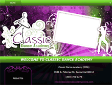 Tablet Screenshot of classicdanceacademyonline.com